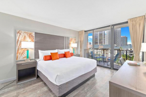 Renovated with City View at Aqua Palms Waikiki